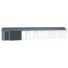 vidaXL Vogelkooi Antraciet 844 x 103 x 142 cm Gegalvaniseerd staal