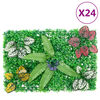 &nbsp;vidaXL Hek met kunstplanten&nbsp;24 st 40x60 cm groen