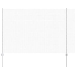 vidaXL gelast draadhek met palen 10 x 1,6 m Gegalvaniseerd staal Mesh