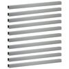 vidaXL Afdekprofiel voor tuinafboording 10 st 100 x 5 x 5 cm