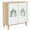 vidaXL Dressoir HANAU Sonoma 69 x 33 x 75 cm Bewerkt hout