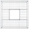 vidaXL Gabion Verhoogd Bed Zilver 100 x 100 x 40 cm
