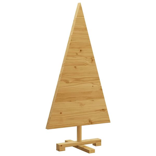 vidaXL Kerstbomen met standaard Bruin 90 cm Massief grenenhout