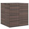 vidaXL Tuinbox 100x97,5x104 cm polyetheen rattan bruin