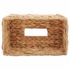 vidaXL Tissueboxhoezen 2 pcs Waterhyacint 27.5 x 16.5 x 14 cm Naturel