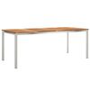 vidaXL EetTafel Bruin 200 x 90 x 75 cm Massief Teakhout