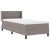 vidaXL Boxspringbed met matras met matras Taupe 80 x 200 cm