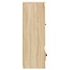 vidaXL Hoge kast 36x35,5x103,5 cm bewerkt hout sonoma eikenkleurig