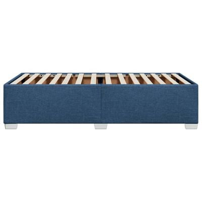 vidaXL Bedframe stof blauw 90x190 cm