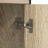 vidaXL Boekenkast Sonoma Eiken 80 x 30 x 155,5 cm Bewerkt hout