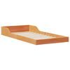 vidaXL Bedframe Wasbruin 75 x 190 cm Massief grenenhout