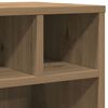 vidaXL Printerstand met opslag artisanaal eikenkleurig 41 x 32 x 48 cm