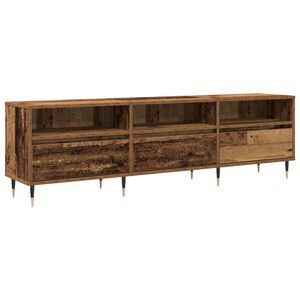 vidaXL TV-kast 150 x 30 x 45 cm Oud Hout Bewerkt hout