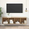vidaXL Tv-meubelset Artisan Eiken 37 x 37 x 142,5 cm Bewerkt hout