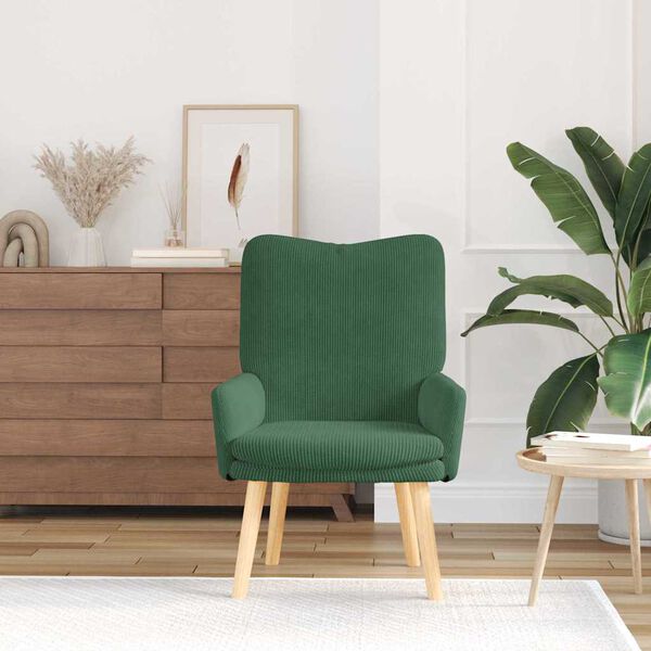 vidaXL Fauteuil Jungle Groen 63 x 67 x 94 cm Stof