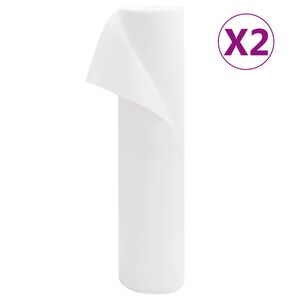 vidaXL Vliesdoek voor planten 2 rollen 70 g/m&sup2; 50x1,6 m