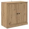 vidaXL Dressoir 70 x 35,5 x 67,5 cm Artisan Eiken Bewerkt hout
