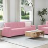 vidaXL | Bankstel | 2 pcs Roze 221 x 78 x 80 cm Fluweel