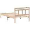 vidaXL Bedframe Bruin 90 x 200 cm Massief grenenhout