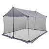 vidaXL Campingzeil met gaaswanden Grijs en Oranje 340 x 260 x 220 cm
