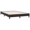 vidaXL Boxspring met matras en LED fluweel zwart 160x220 cm