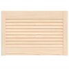 vidaXL Kastdeur met lamellen 39,5x59,4 cm massief grenenhout