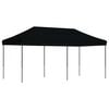 vidaXL Partytent 292 x 580 x 315 cm Zwart Oxford Stof