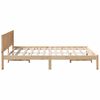 vidaXL Bedframe Bruin 160 x 200 cm Massief grenenhout