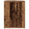 vidaXL Schoenenbank 100x35x45 cm bewerkt hout oud houtkleurig