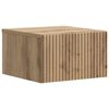 vidaXL Wandbeugel Bedkast Artisanaal eiken 33 x 34,5 x 20 cm