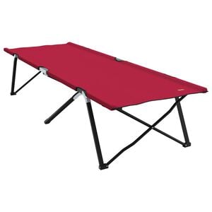 vidaXL Opvouwbaar Camping Bed Rood 206 x 76 x 74 cm Oxford stof