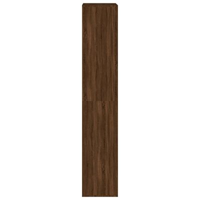 vidaXL Schoenenkast 54x34x183 cm bewerkt hout bruineikenkleurig
