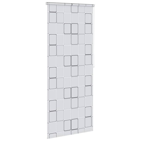 vidaXL Rolgordijn voor douche 80x240 cm vierkant