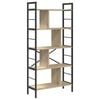 vidaXL Boekenkast 9-laags 75 x 30 x 156 cm Bewerkt hout Sonoma Eiken