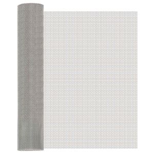 vidaXL Gaas Scherm 60 x 500 cm 8 Mesh RVS 201 Zilverkleurig