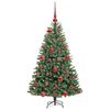 vidaXL Kunstmatige Inklapbare Kerstboom Groen 120 cm PVC en Metaal