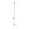 vidaXL Kapstok 176 cm gepoedercoat ijzer wit