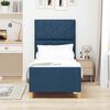 vidaXL Bedframe met hoofdeinde Blauw 80 x 200 cm Stof