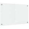 vidaXL Keukenachterwand Transparant 80 x 50 cm gehard glas