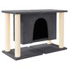 vidaXL Kattenmeubel met sisal krabpalen 50 cm donkergrijs