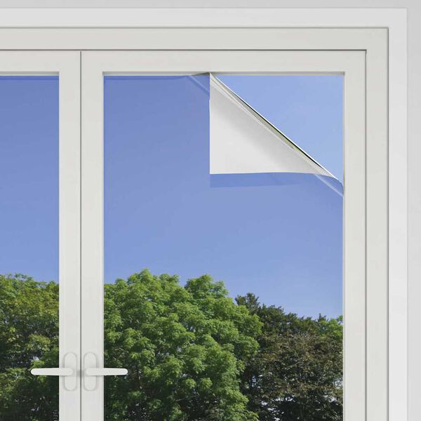 vidaXL Zonnefolies 5 st statisch reflecterend PVC zilverkleurig