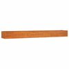 vidaXL Plantenbak verhoogd 480x80x45 cm cortenstaal roestig