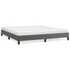 vidaXL Bedframe kunstleer grijs 160x200 cm