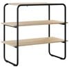 vidaXL Consoletafel Sonoma Eiken 60 x 41 x 75 cm Bewerkt hout