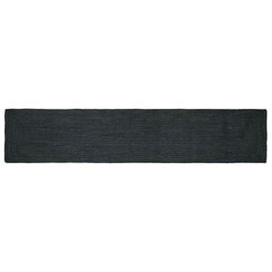 vidaXL Vloerkleden Rechthoekig Donkergrijs 80 x 400 cm Jute