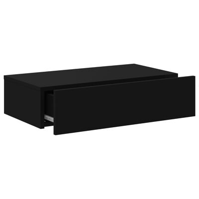 vidaXL Tv-meubel met LED-verlichting 60x35x15,5 cm zwart