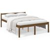 vidaXL Seniorenbed massief grenenhout honingbruin 140x200 cm