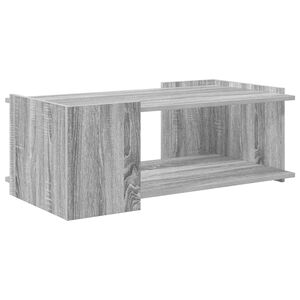 vidaXL Salontafel Grijs sonoma 90 x 50 x 33 cm Bewerkt hout