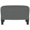vidaXL Voetenbank 60x50x41 cm stof donkergrijs