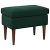 vidaXL Voetenbank Donkergroen 55 x 35 x 41 cm Fluweel